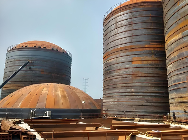 博乐焦粉钢板仓